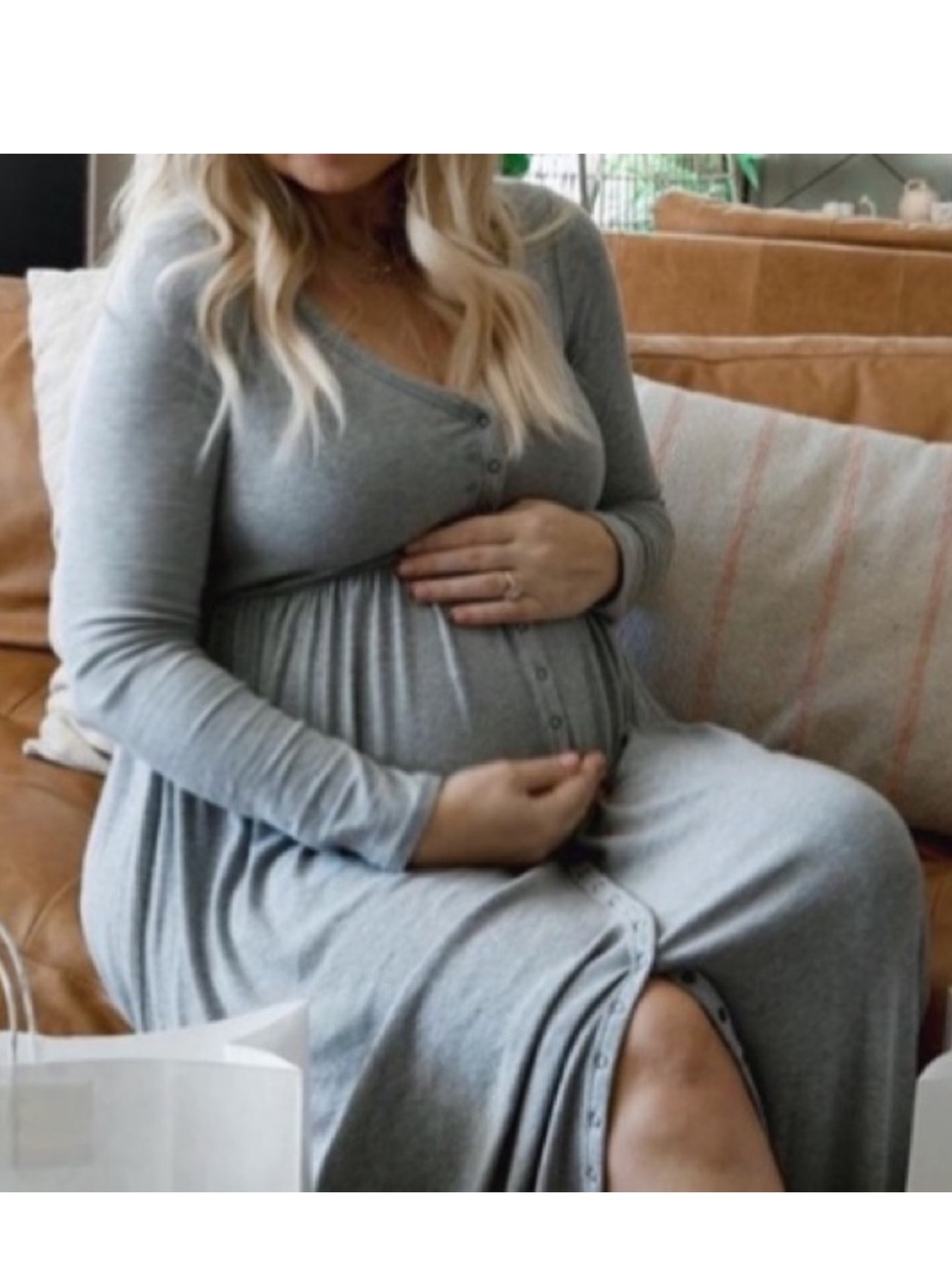 Quince Maternity Nursing Dress - Size XS - Button Front